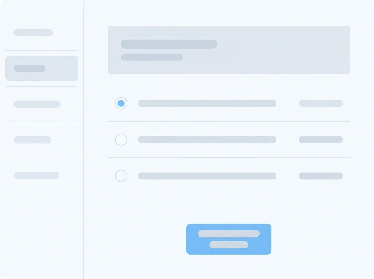 Import settings screen from another browser