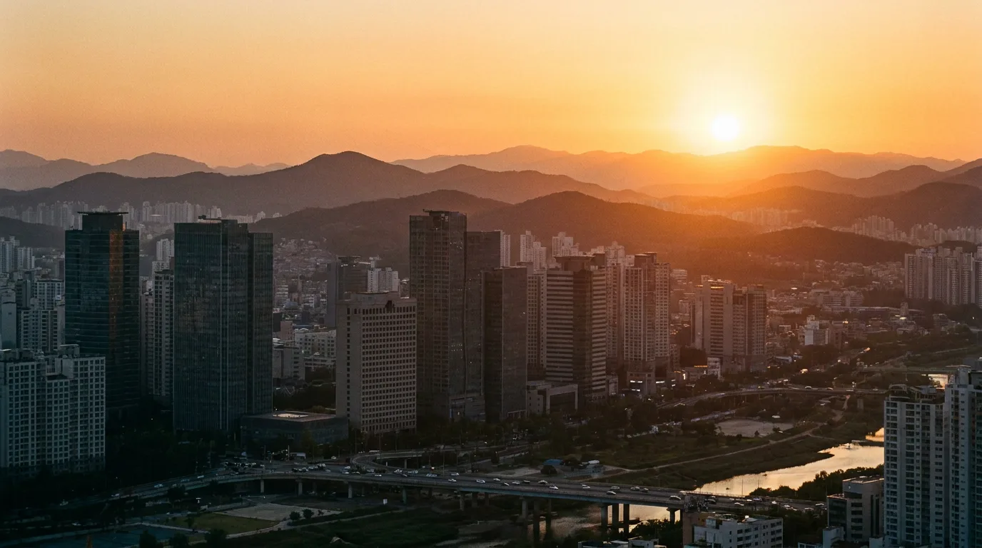 대구 사무소가 있는 도시 전경