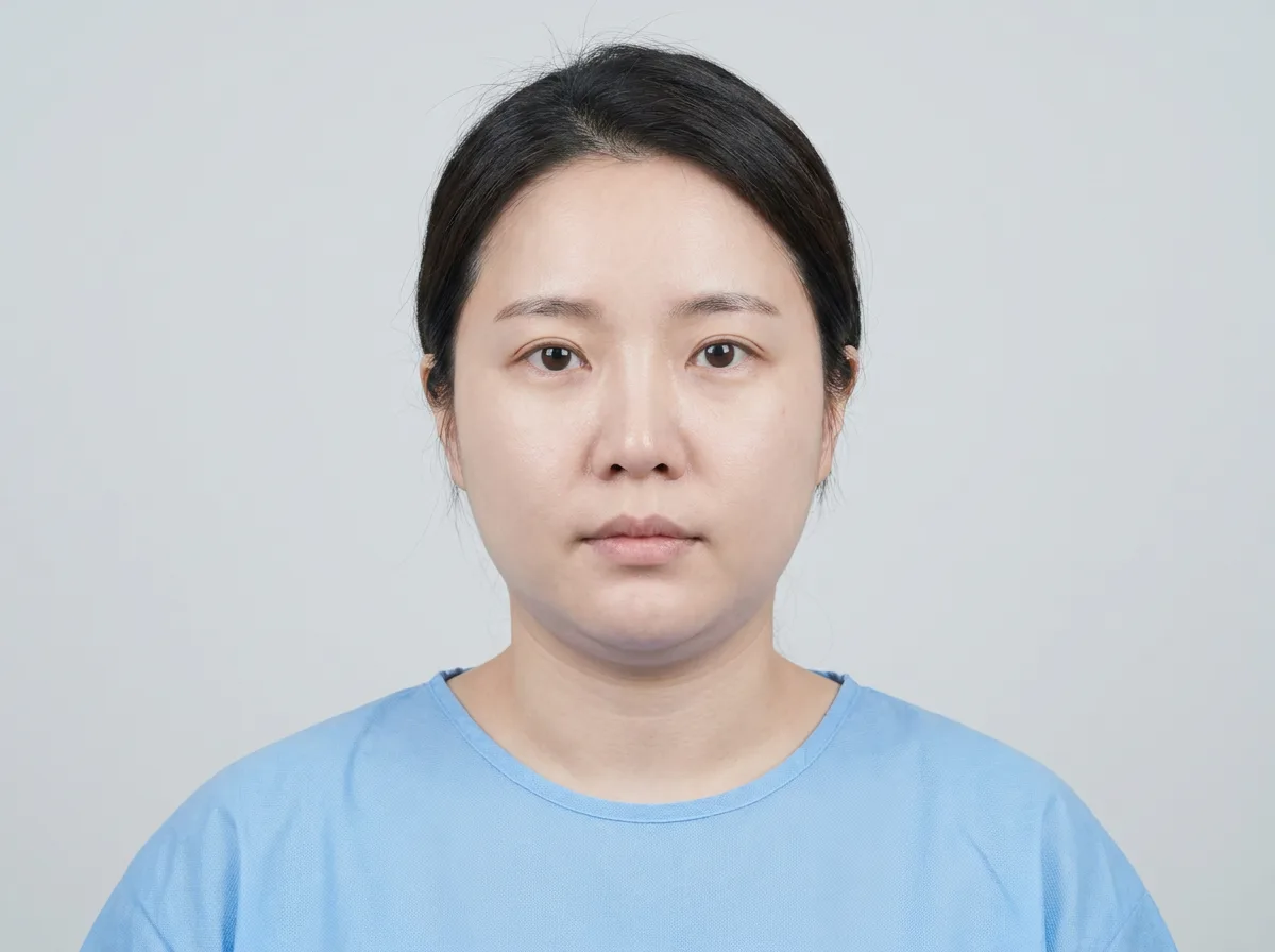 Under the chin, in four visits — before