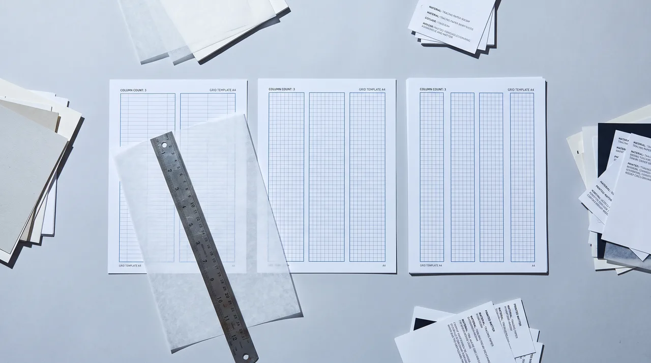 Column studies for a catalogue of five product families, none of which divide by twelve.