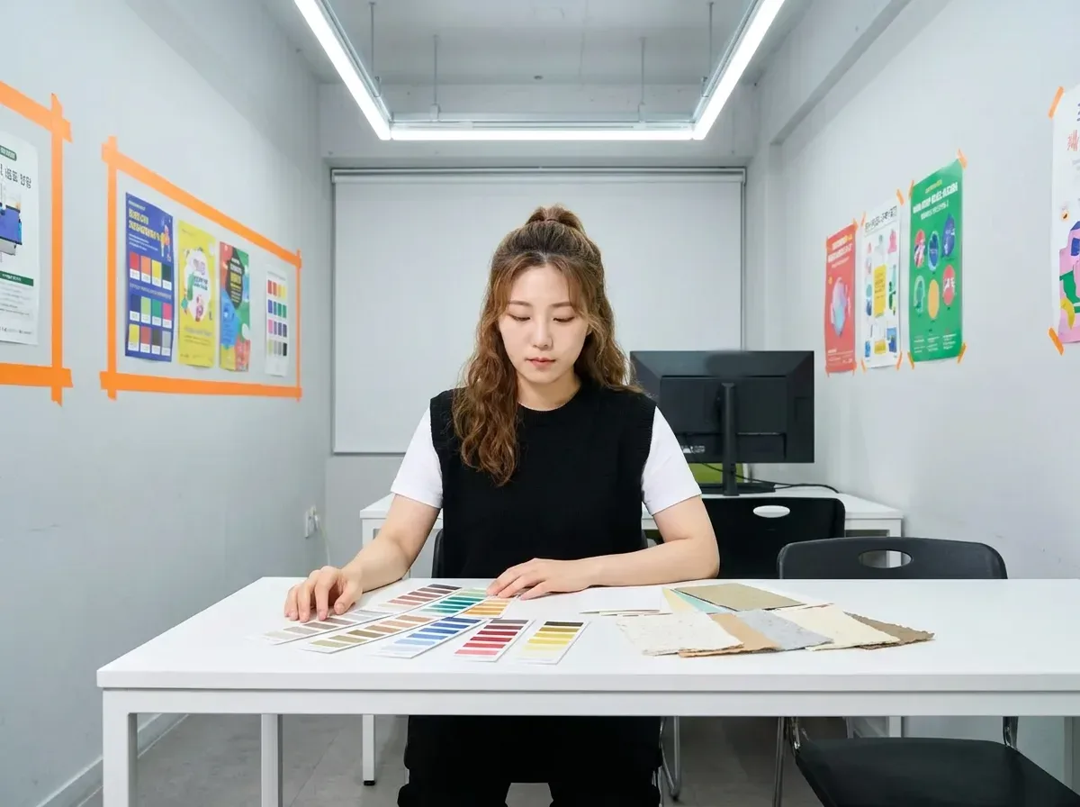 문하린 수료생이 작업하는 모습