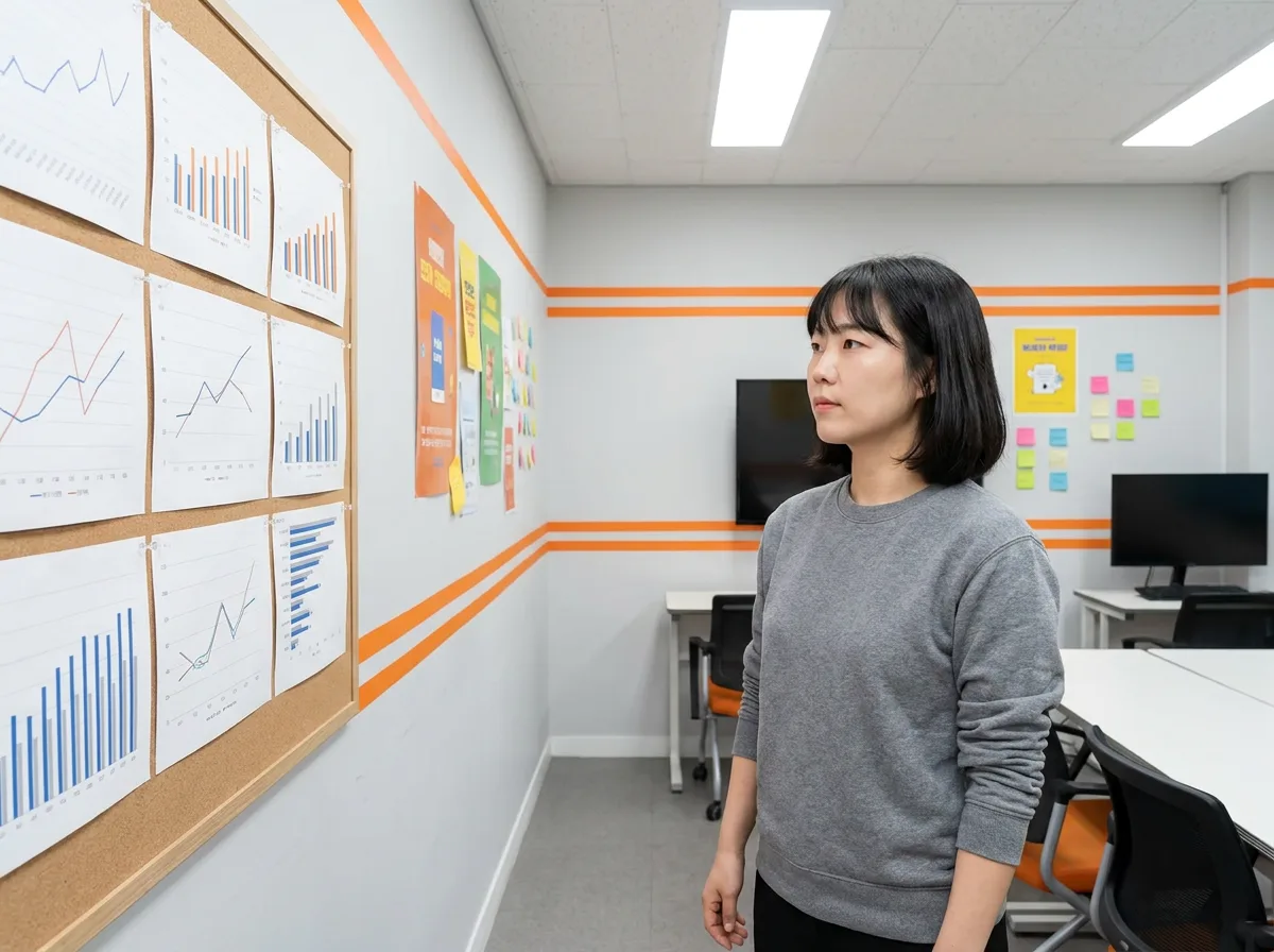 서지우 수료생이 작업하는 모습