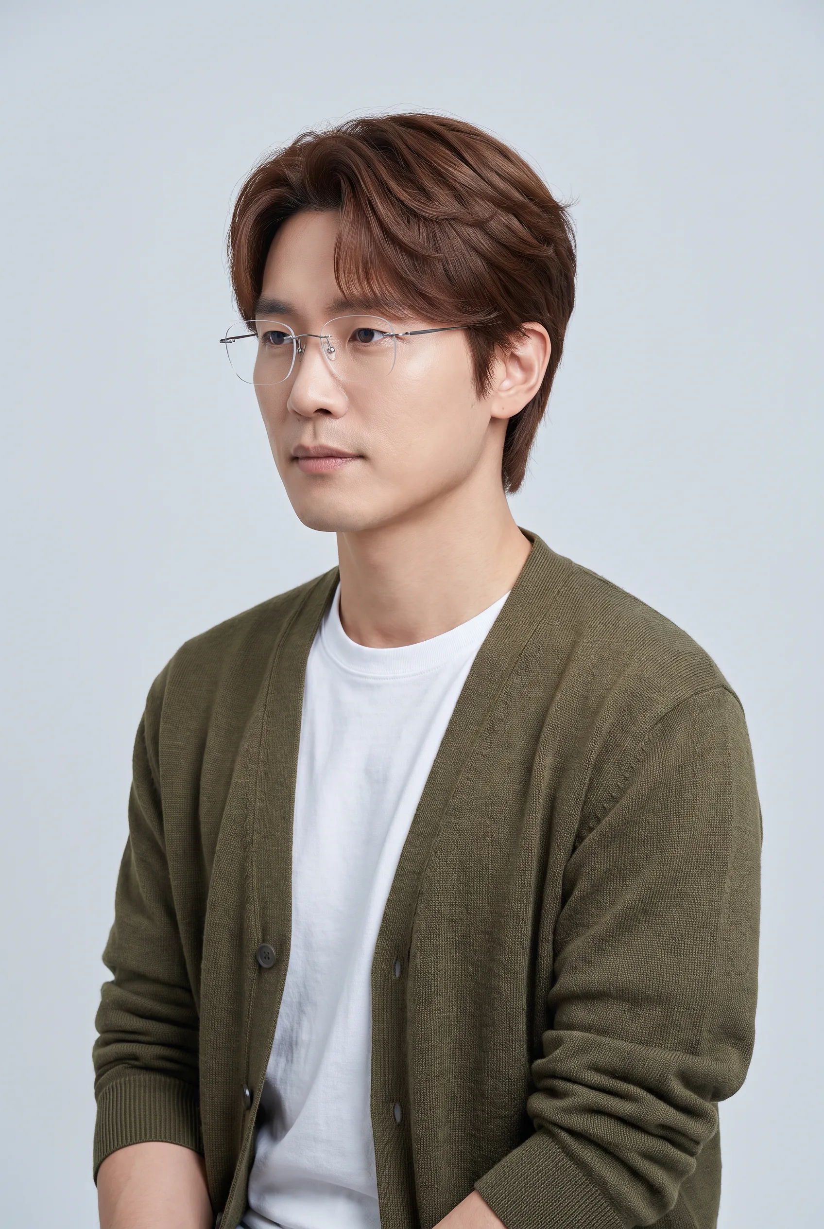 코코아 브라운 톤다운 스타일